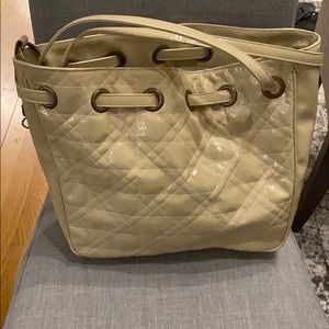 Cream handbag